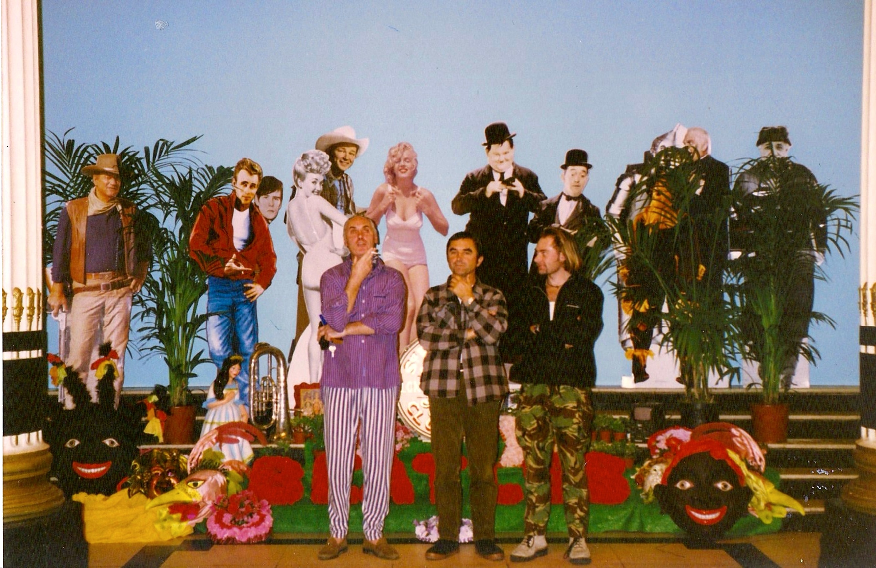 FREE AS A BIRD : SGT. PEPPER'S LONELY HEARTS CLUB ALBUM COVER RECREATION IN ADELPHI HOTEL.